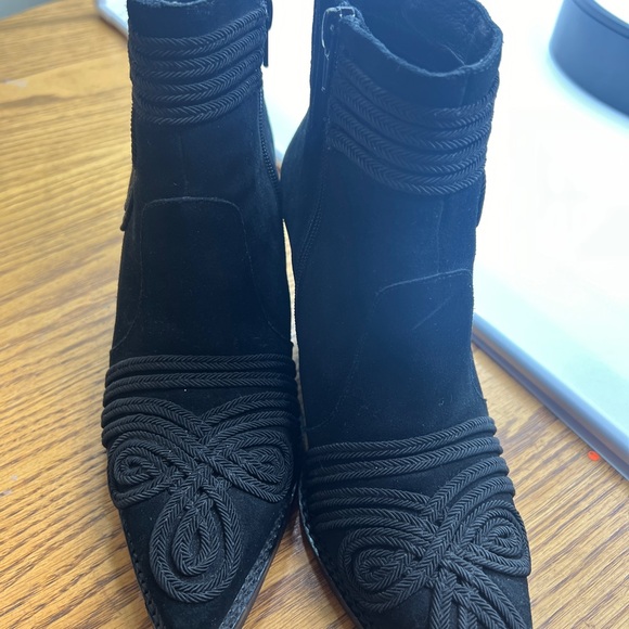 Jeffery Campbell suede boots size 8 - Picture 6 of 7